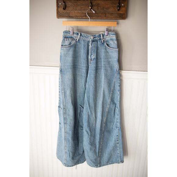 Free people Westward Demi Barrel Leg Jeans 26 - Picture 3 of 5